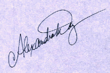 Alexandra  Day signature