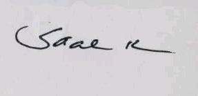 Sarah  Dessen signature