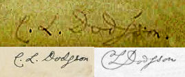 Charles L  Dodgson signature