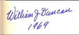 William J.  Duncan signature