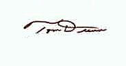 Tom  Dunn signature