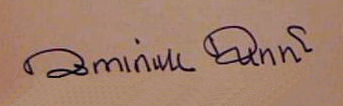 Dominick  Dunne signature