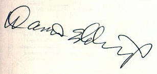David  Eddings signature