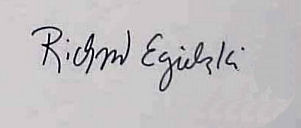 Richard  Egielski signature