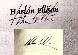 Harlan  Ellison signature