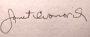 Janet  Evanovich signature
