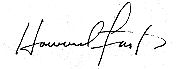 Howard  Fast signature