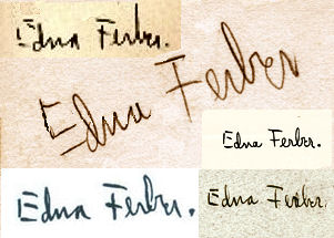 Edna  Ferber signature