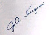 J. A.  Ferguson signature