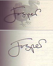 Jasper  Fforde signature