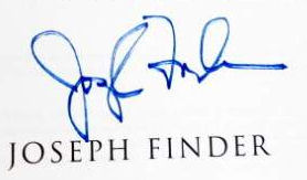 Joseph  Finder signature