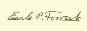 Earle R.  Forrest signature