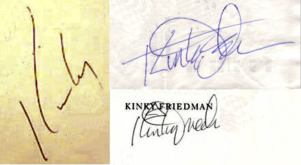Kinky  Friedman signature