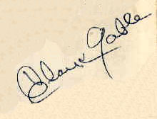 Clark  Gable signature