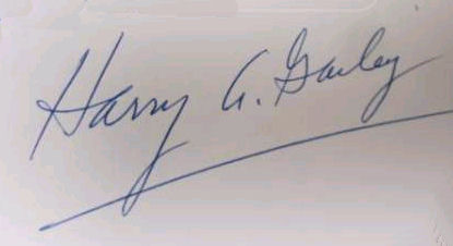 Harry  Gailey signature