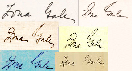 Zona  Gale signature