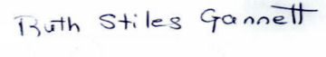 Ruth Stiles  Gannett signature