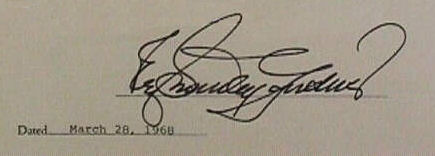 Erle Stanley  Gardner signature