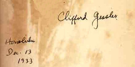 Clifford  Gessler signature