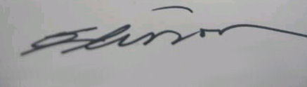 Joe  Glisson signature