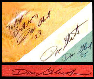 Don  Glut signature