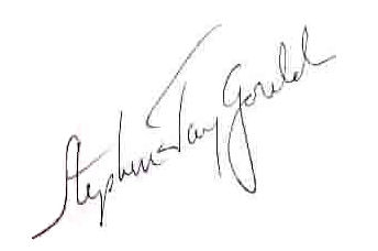 Stephen Jay  Gould signature