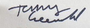Tommy  Greenwald signature