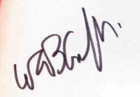 W. E. B.  Griffin signature