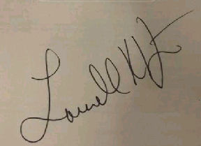 Laurell K.  Hamilton signature