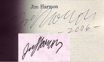 Jim  Harmon signature
