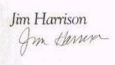 Jim  Harrison signature