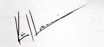 Kim  Harrison signature