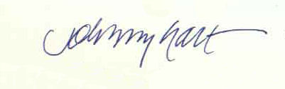 Johnny  Hart signature