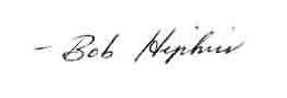 Robert A.  Hipkiss signature