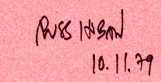 Russell  Hoban signature