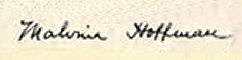 Malvina  Hoffman signature