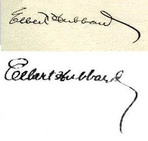 Elbert  Hubbard signature