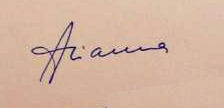 Arianna  Huffington signature