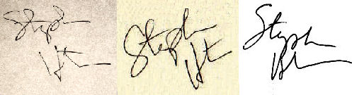 Stephen  Hunter signature