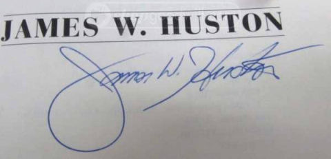 James W.  Huston signature