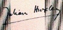Julian  Huxley signature