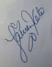 Lauren  Kate signature