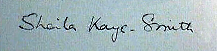 Sheila  Kaye-Smith signature