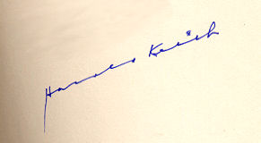 Harold  Keith signature