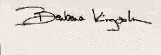 Barbara  Kingsolver signature