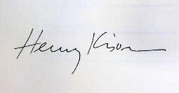 Henry  Kisor signature