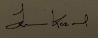 Jonathan  Kozol signature