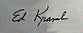 Edwin A.  Kramb signature