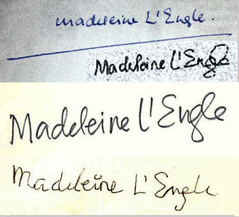 Madeleine  L'Engle signature