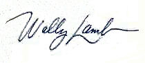 Wally  Lamb signature